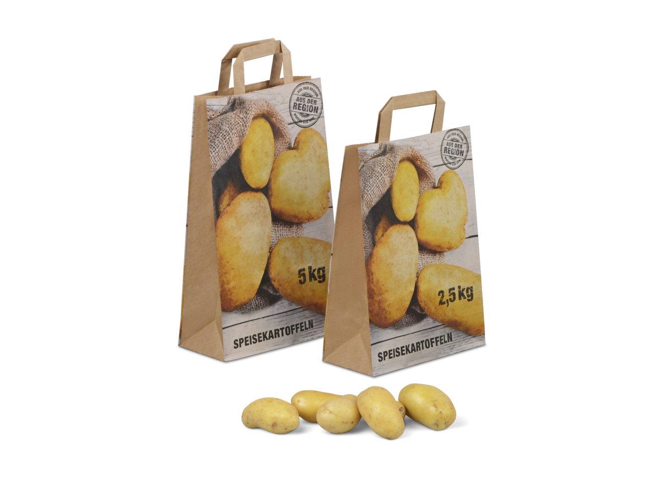  Papiertragetaschen für Kartoffeln