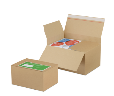 Automatikboden-Karton NIVEAU-BOX S höhenvariabel mit Selbstklebeverschluss