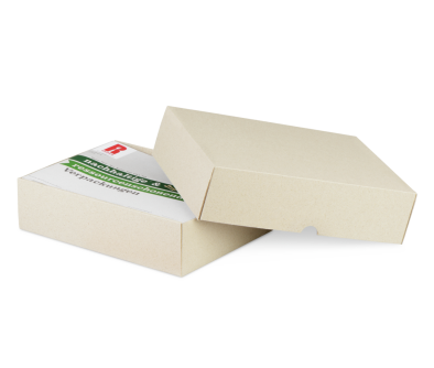 Stülpdeckelkarton GRAS-PAC mit variabler Füllhöhe
