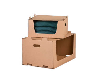 Lagerkarton / Transportkarton mit Entnahmeöffnung