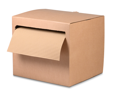 Packpapier geprägt im Spenderkarton