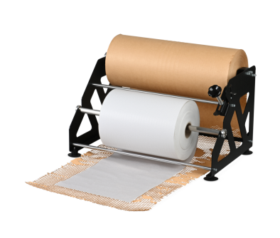 Kombi-Abroller für Wabenpapier MECAWRAP