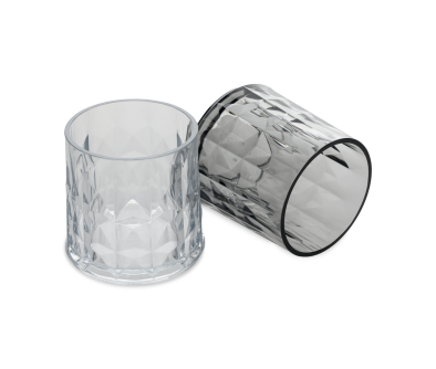 Tumbler Tritan Glas TRIVEO, bruchsicher mit Eichstrich