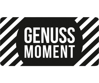 Motiv-Etikett, 45 &times; 90 mm, rechteckig, &laquo;Genussmoment&raquo;