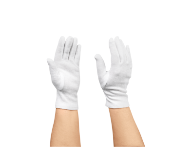 Baumwollhandschuh TRIKOT, Gr&ouml;&szlig;e 7 (S), 100% Baumwolle, atmungsaktiv, wei&szlig;