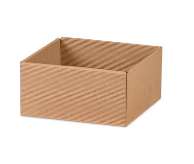 Boden zu Geschenkschachtel 250&times;250&times;120 mm, natur