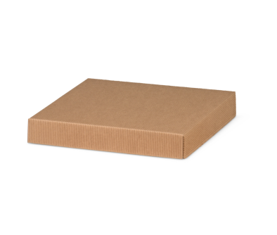 Deckel zu Geschenkschachtel 250&times;250&times;30 mm, natur
