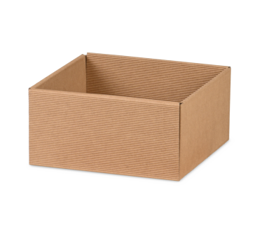 Boden zu Geschenkschachtel 250&times;250&times;120 mm, natur
