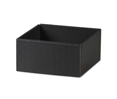 Boden zu Geschenkschachtel 250&times;250&times;120 mm, schwarz