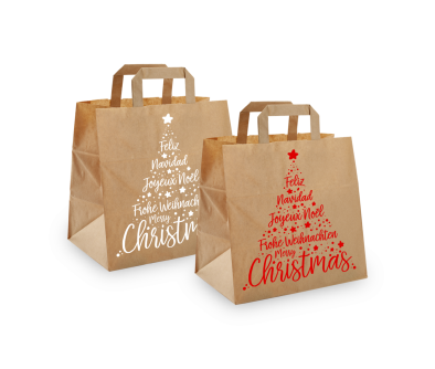 Weihnachtstragetasche &laquo;Merry Christmas&raquo;