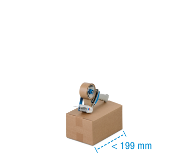 Faltkarton 1- & 2-wellig, braun, bis 199 mm