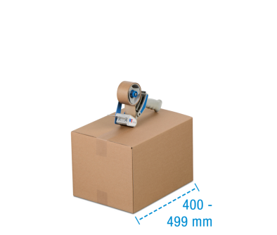 Faltkarton 1- & 2-wellig, braun, 400 - 499 mm