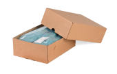 Stülpdeckel-Aufrichtekarton EASYPAC vorgeklebt