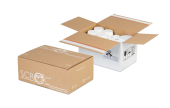 Für noch mehr Aufmerksamkeit im Online-Versandhandel: Bedruckt mit Ihrem Logo/Design kommt die COMFORT-BOX RETURN PLUS besonders gut an. Rufen Sie uns an, wir beraten Sie gerne.