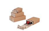 Faserform Verpackung in Schiebeschachtel SOFT-PAC PAPER