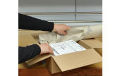 umweltfreundliche Hohlraumfüllung mit Papiersträngen