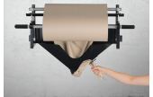 Mit der integrierten Abreißvorrichtung Papier auf die gewünschte Länge kürzen.