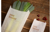 Papierfaltenbeutel «nur Natur»