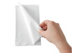 1⁄8-Falz – Serviette ideal für Selbstbedienung und zum Hinlegen auf den Tisch