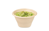 Schale aus Bagasse konisch & Deckel