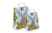 Papiertragetasche mit Hirschkopf