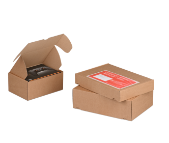 Klappschachtel mit Einstecklaschen