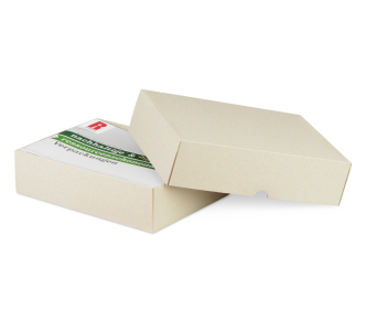 Stülpdeckelkarton GRAS-PAC mit variabler Füllhöhe