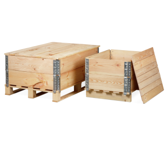 Holzaufsatzrahmen & Deckel für Paletten