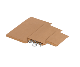 Flachbeutel aus Kraftpapier