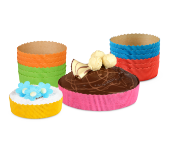 Kuchen-Backform rund, farbig