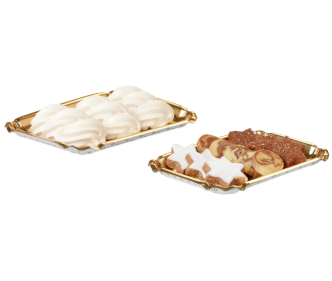 Gebäckteller rechteckig