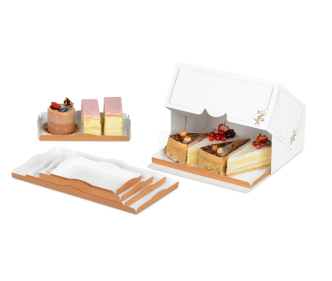 Tablett für Tortenstücke-Karton
