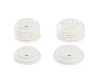 Holzfaser-Deckel mit Trinköffnung