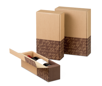 Flaschen-Geschenkkarton LIFE