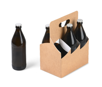 Flaschenträger aus Karton