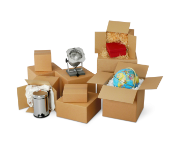 Faltkarton mit quadratischem Boden