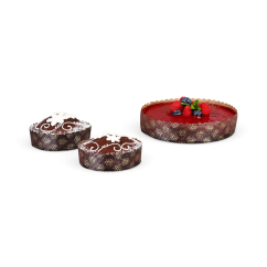 Kuchen-Backform rund mit Dekor