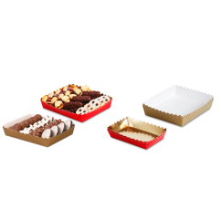 Gebäckschale konisch, gewellt