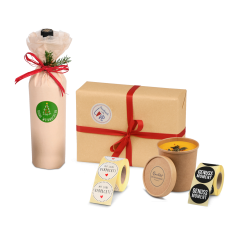 Motiv-Etikett auf der Rolle rund