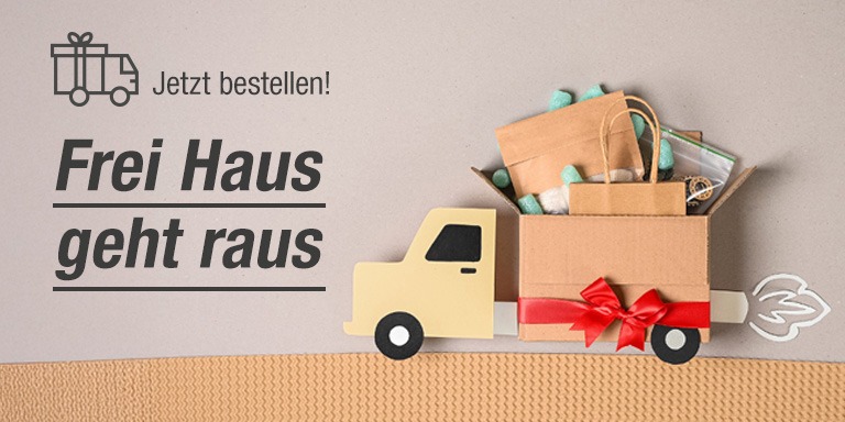 Banner zur Versandkostenfrei-Aktion der MEDEWO GRUPPE