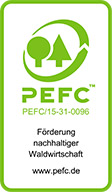 PEFC-Zertifikat Siegel