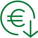 An diesem Icon erkennen Sie Produkte, die wir im Preis reduziert haben Icon zu im Preis reduzierten Artikeln von packVerde