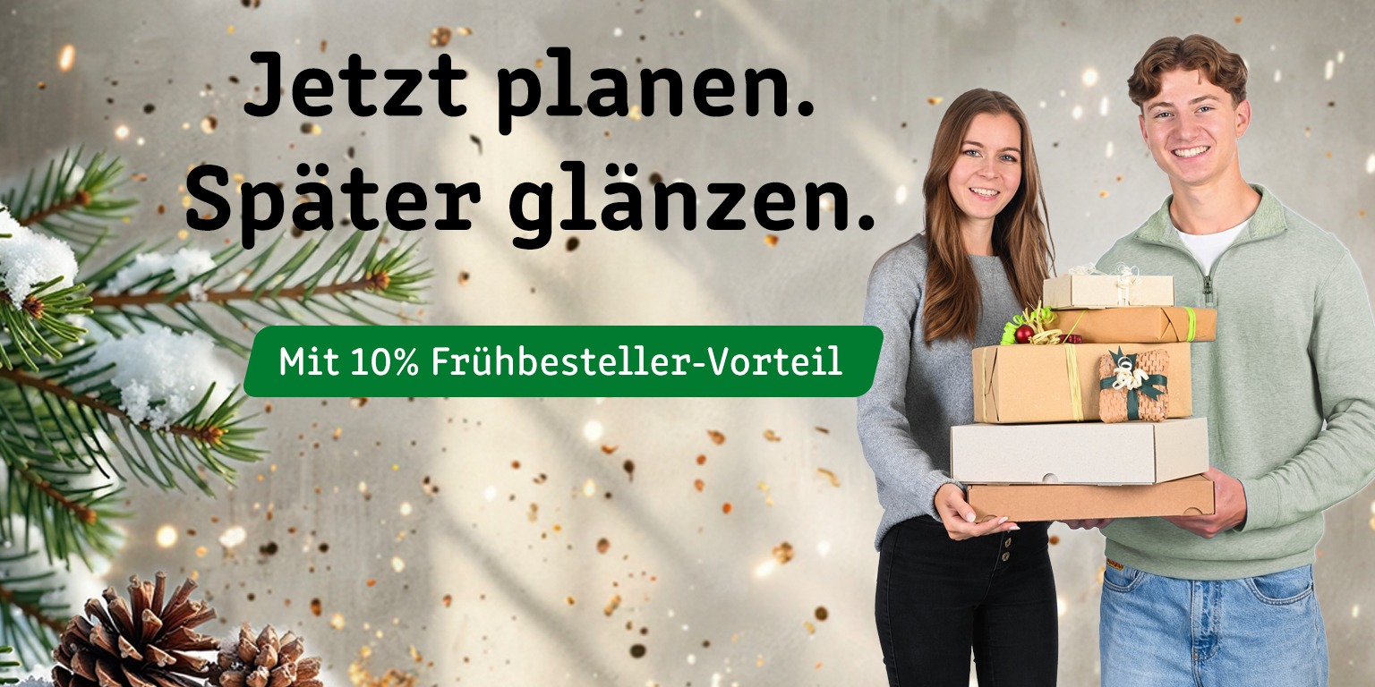 Banner zur Weihnachtsaktion von MEDEWO
