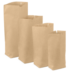 Beutel & Säcke aus Kraft- & Recyclingpapier 
